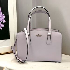 Kate Spade New York Perry Medium Satchel in Pale Amethyst